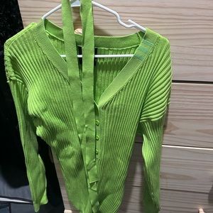 Ivy Park x Adidas lime green romper - very good condition